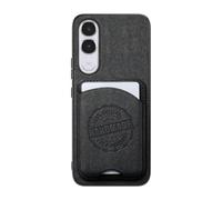 COQUE Slim Fabric Magnetic Card Case for Vivo V70 FE-Black