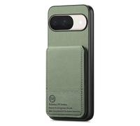 COQUE Twill Wallet Case for Google Pixel 10, RFID Protection with Shockproof Design and Two-Way Bracket, the Perfect Combination of Ultimate Security and Hands Free Style-Green