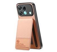 COQUE Twill Wallet Case for Oppo Find X9s Pro, RFID Protection with Shockproof Design and Two-Way Bracket, the Perfect Combination of Ultimate Security and Hands Free Style-Pink