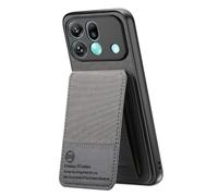 COQUE Twill Wallet Case for Oppo Find X9s Pro, RFID Protection with Shockproof Design and Two-Way Bracket, the Perfect Combination of Ultimate Security and Hands Free Style-Gray