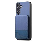 COQUE Twill Wallet Case for Samsung Galaxy A57, RFID Protection with Shockproof Design and Two-Way Bracket, the Perfect Combination of Ultimate Security and Hands Free Style-Blue