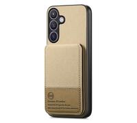 COQUE Twill Wallet Case for Samsung Galaxy A57, RFID Protection with Shockproof Design and Two-Way Bracket, the Perfect Combination of Ultimate Security and Hands Free Style-Khaki