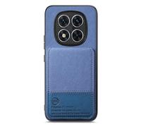 COQUE Twill Wallet Case for Xiaomi Redmi Note 15, RFID Protection with Shockproof Design and Two-Way Bracket, the Perfect Combination of Ultimate Security and Hands Free Style-Blue