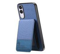 COQUE Twill Wallet RFID Shockproof Case for Vivo V70 FE-Blue