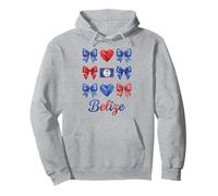 Coquette Belize Flag Belizean Girls Pullover Hoodie