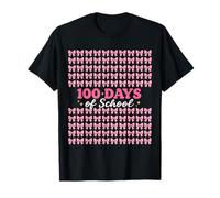Coquette Bow 100 Days School Girls Aesthetic Shirt T-Shirt