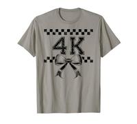 Coquette Bow 4K Preppy Kid Pre-K4 Girl PK4 1st Day of School T-Shirt
