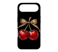 Coquette Bow Cherry Leopard Ribbon Retro Aesthetic Ladies Case for iPhone Air