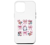 Coquette Bow Clinical Therapist Clinical Therapy Nurse Mom Case for iPhone 12 Pro Max