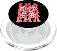 Coquette Bow EMA Name Aesthetic Women Mothers Day Design PopSockets PopGrip for MagSafe