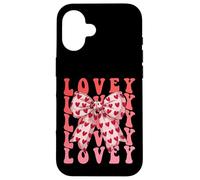 Coquette Bow Lovey Name Aesthetic Women Mothers Day Design Case for iPhone 16