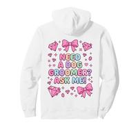 Coquette Bow Need A Dog Groomer Ask Me Stylist Pullover Hoodie