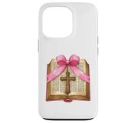 Coquette Bow Pastor Holy Bible Christian Ordained Minister Case for iPhone 13 Pro