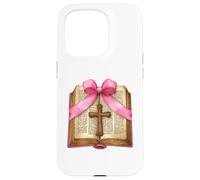 Coquette Bow Pastor Holy Bible Christian Ordained Minister Case for iPhone 15 Pro