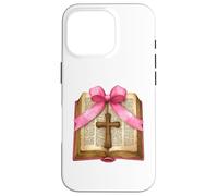 Coquette Bow Pastor Holy Bible Christian Ordained Minister Case for iPhone 16 Pro