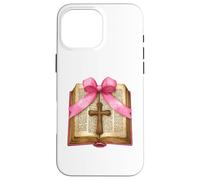 Coquette Bow Pastor Holy Bible Christian Ordained Minister Case for iPhone 16 Pro Max