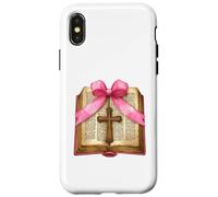 Coquette Bow Pastor Holy Bible Christian Ordained Minister Case for iPhone X/XS