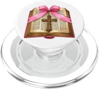 Coquette Bow Pastor Holy Bible Christian Ordained Minister PopSockets PopGrip for MagSafe