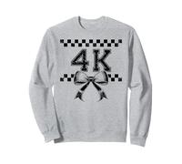 Coquette Bow Preppy 4K Girly Girl Kid 1st Day of Pre-K 4 PK4 Sweatshirt