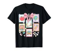 Coquette Bow Teacher Back To School Teacher Life Student Kid T-Shirt