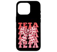 Coquette Bow Teta Name Aesthetic Women Mothers Day Design Case for iPhone 16 Pro