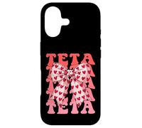 Coquette Bow Teta Name Aesthetic Women Mothers Day Design Case for iPhone 17