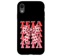 Coquette Bow Teta Name Aesthetic Women Mothers Day Design Case for iPhone XR