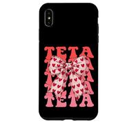 Coquette Bow Teta Name Aesthetic Women Mothers Day Design Case for iPhone XS Max