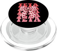 Coquette Bow Teta Name Aesthetic Women Mothers Day Design PopSockets PopGrip for MagSafe
