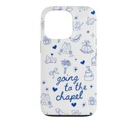 Coquette Bow Wedding Bride Bridal Shower Going to The Chapel Case for iPhone 13 Pro