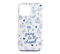 Coquette Bow Wedding Bride Bridal Shower Going to The Chapel Case for iPhone 13 Pro Max