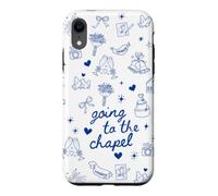 Coquette Bow Wedding Bride Bridal Shower Going to The Chapel Case for iPhone XR