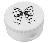 'Coquette Bow with Hearts' Compact Pencil Sharpener (PS00046247)