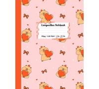 Coquette Capybara Composition Notebook: Cute Pink Bow Aesthetic Wide Ruled Notebook for Girls, Tweens, Teens, and Back-to-School Supplies: 100 Pages | ... Reflections, Classroom Notes, and Creative