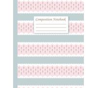 Coquette Composition Notebook: Pretty Journal with Vintage Lace and Rose Seamless Pattern - A Pastel Aesthetic Ruled Notebook for Girls, Teens, and Kawaii Stationery Lovers