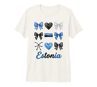Coquette Estonia Flag Estonian Girls Premium T-Shirt
