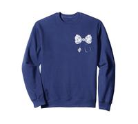 Coquette Floral Bow Sthetoscope Nurse Life RN LPN CNA Women Sweatshirt