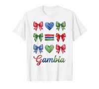 Coquette Gambia Flag Gambian Girls T-Shirt