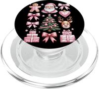 Coquette Gingerbread Reindeer Christmas PopSockets PopGrip for MagSafe