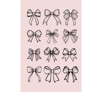 Coquette Girlie Dot Grid Composition Notebook 160 Dotted Pages Numbered, 6x9 inches, Lay Flat Bullet Journal, Creative Journaling Notebook For ... Notes, Habit Tracking, Dot Grid Sketchbook