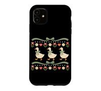 Coquette Goose Cottagecore 90s Goose Lover Garden Farmer Case for iPhone 11
