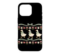 Coquette Goose Cottagecore 90s Goose Lover Garden Farmer Case for iPhone 16 Pro