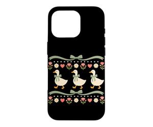 Coquette Goose Cottagecore 90s Goose Lover Garden Farmer Case for iPhone 16 Pro