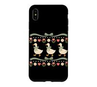 Coquette Goose Cottagecore 90s Goose Lover Garden Farmer Case for iPhone XS Max