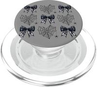 Coquette Halloween Bows & Cute Heart Spider Web Gothic PopSockets PopGrip for MagSafe