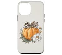 Coquette Leopard Cheetah Bow Pumpkin Aesthetic Vintage Fall Case for iPhone 12 mini