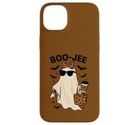 Coquette Leopard Ghost Coffee Boo-JEE Halloween Boujee Case for iPhone 14 Plus