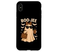 Coquette Leopard Ghost Coffee Boo-JEE Halloween Boujee Case for iPhone XS Max