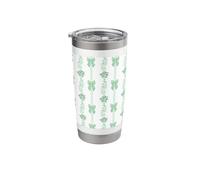 Coquette Light Green Bows and Roses Stainless Steel Insulated Tumbler