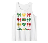 Coquette Mauritania Flag Mauritanian Girls Tank Top